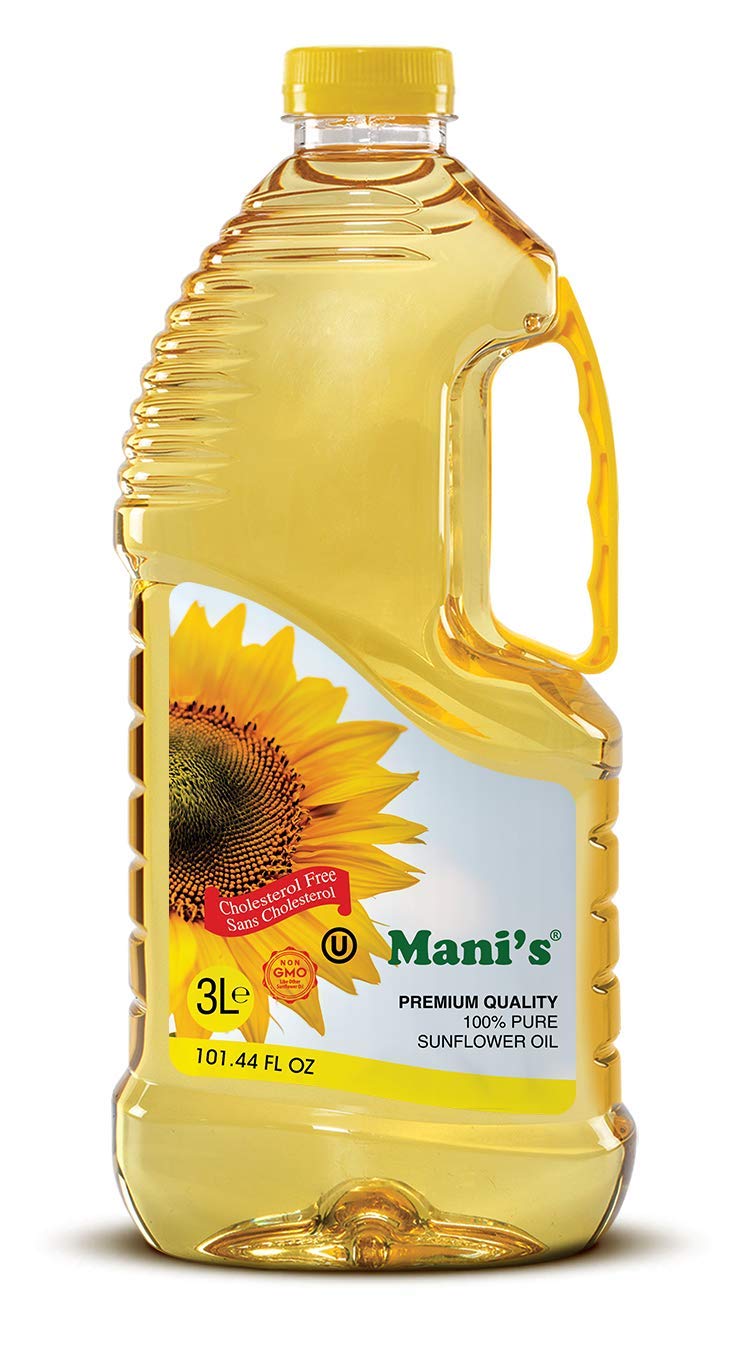 Buy Online Mani's Sunflower Oil 3 LTR Kesar Grocery.